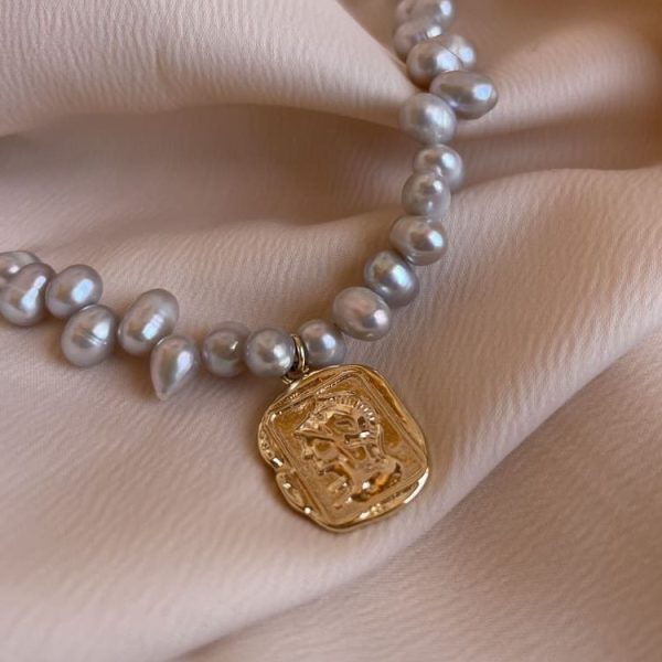 pam handmade jelewry grey pearl 3